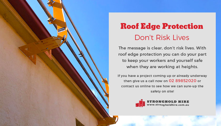 Roof Edge Protection Commercial - Scaffolding Hire Sydney - Stronghold