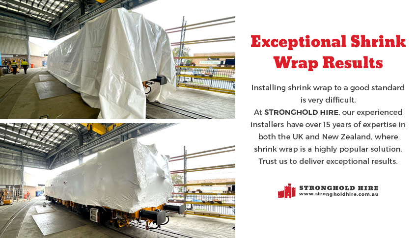 Exceptional Shrink Wrap Results - Stronghold Hire Sydney