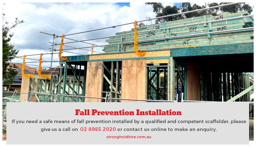 Fall Prevention Installation Scaffolding Sydney - Stronghold