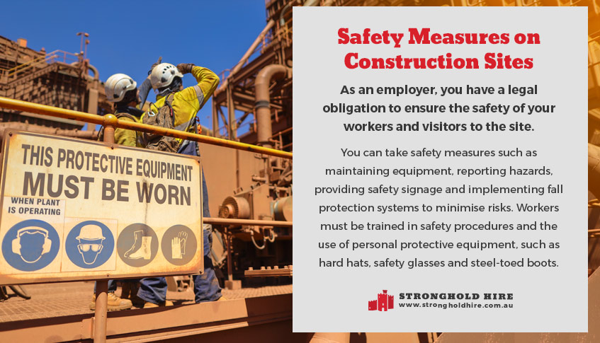 Safety Measures Construction Sites - Stronghold Hire