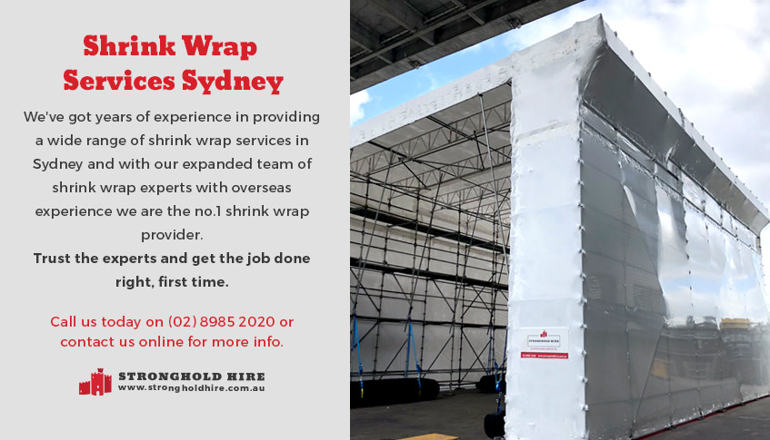 Shrink Wrap Services Sydney - Stronghold Hire