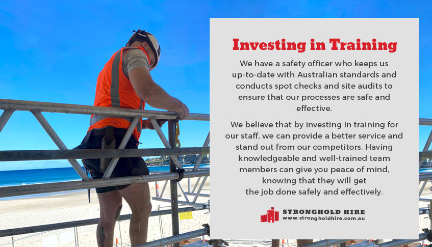 Investing Training Scaffolding Sydney - Stronghold