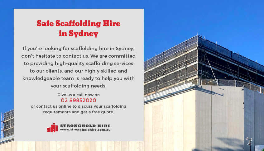 Safe Scaffolding Hire Sydney