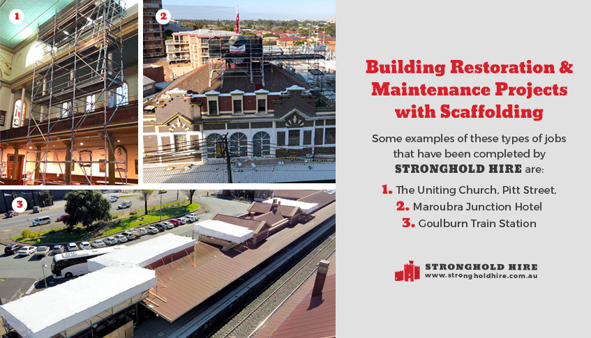 Building Restoration Maintenance Projects - Stronghold Hire
