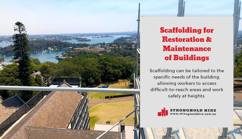 Scaffolding Restoration Maintenance Buildings - Stronghold Sydney