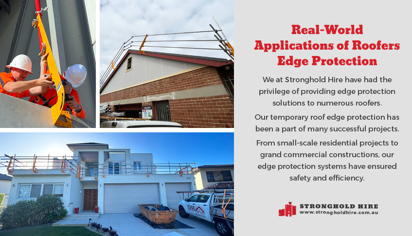 Real-World Applications Roofers Edge Protection - Stronghold