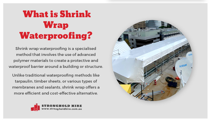 What is Shrink Wrap Waterproofing - Stronghold