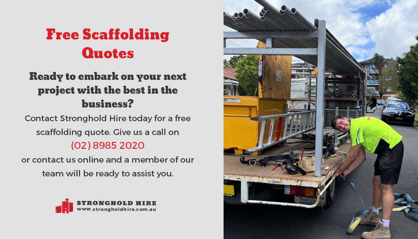 Free Scaffolding Quote Stronghold Hire Sydney