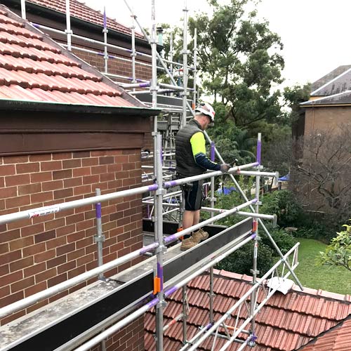 Fixed Aluminium Rental Scaffolding Sydney