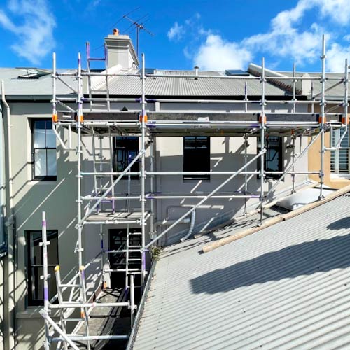 Plumbing Works Rental Scaffolding Services Sydney - Aluminium Fixed