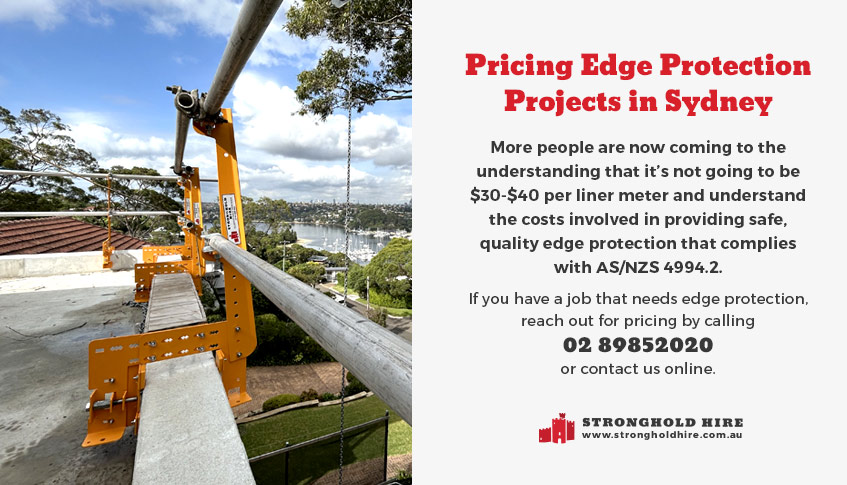 Pricing Edge Protection Project Sydney - Stronghold